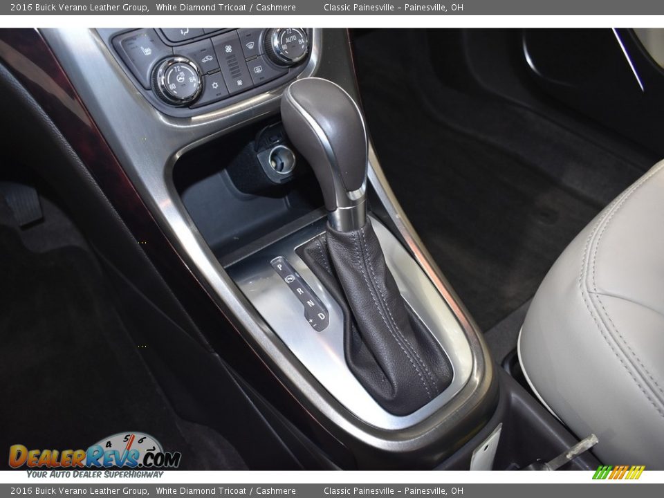 2016 Buick Verano Leather Group White Diamond Tricoat / Cashmere Photo #15