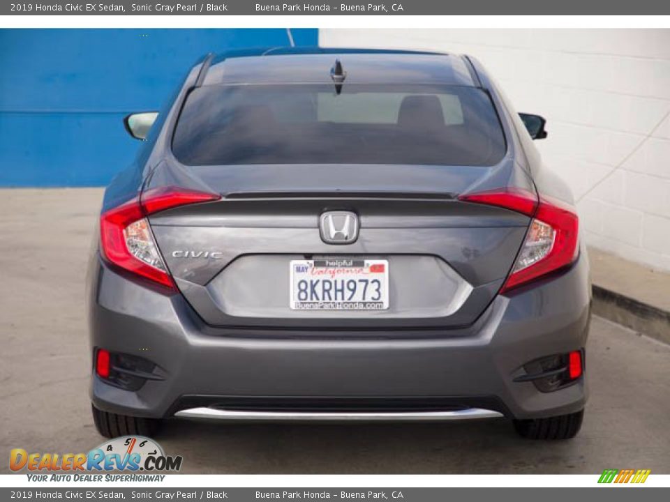 2019 Honda Civic EX Sedan Sonic Gray Pearl / Black Photo #9