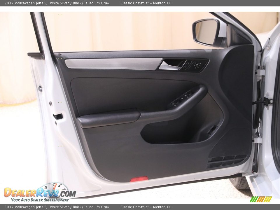 2017 Volkswagen Jetta S White Silver / Black/Palladium Gray Photo #4