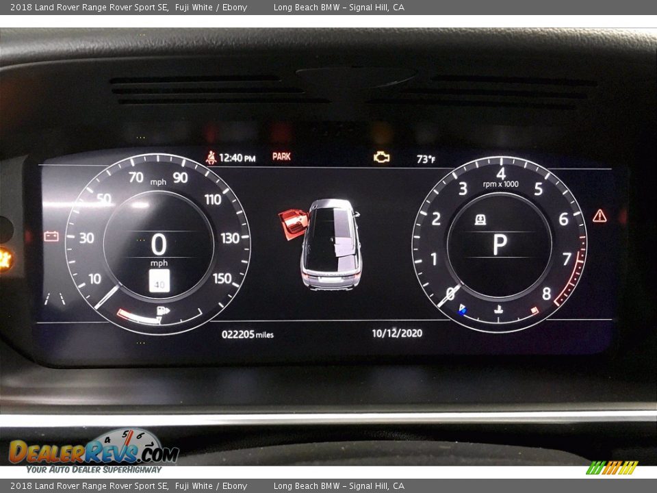 2018 Land Rover Range Rover Sport SE Gauges Photo #20