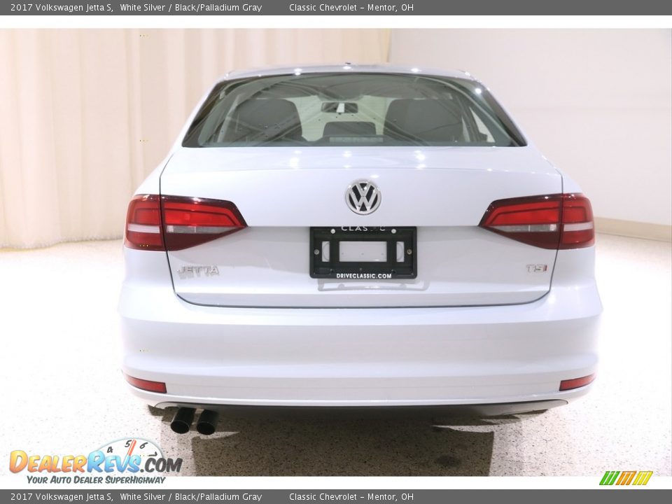 2017 Volkswagen Jetta S White Silver / Black/Palladium Gray Photo #15