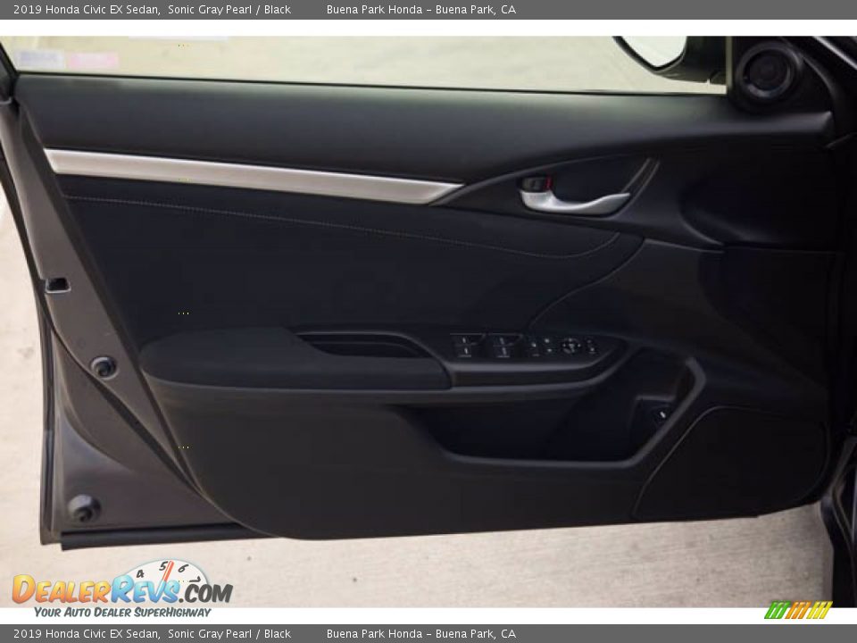 2019 Honda Civic EX Sedan Sonic Gray Pearl / Black Photo #31