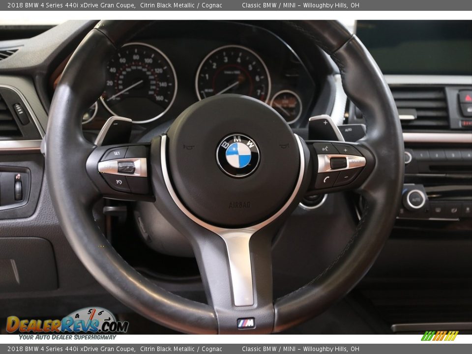2018 BMW 4 Series 440i xDrive Gran Coupe Steering Wheel Photo #7