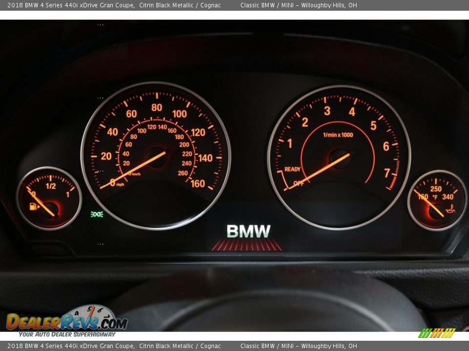 2018 BMW 4 Series 440i xDrive Gran Coupe Gauges Photo #8