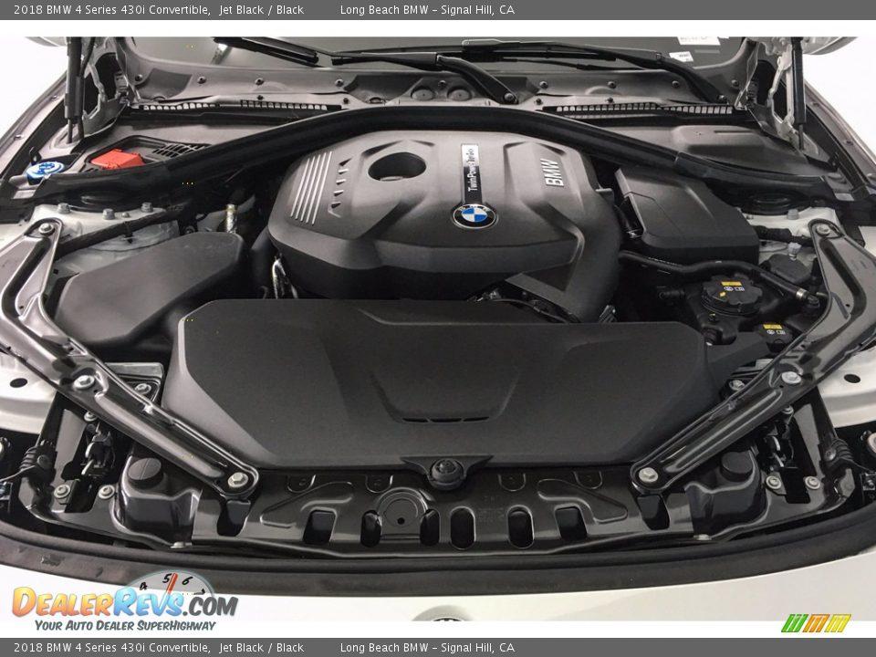 2018 BMW 4 Series 430i Convertible Jet Black / Black Photo #8