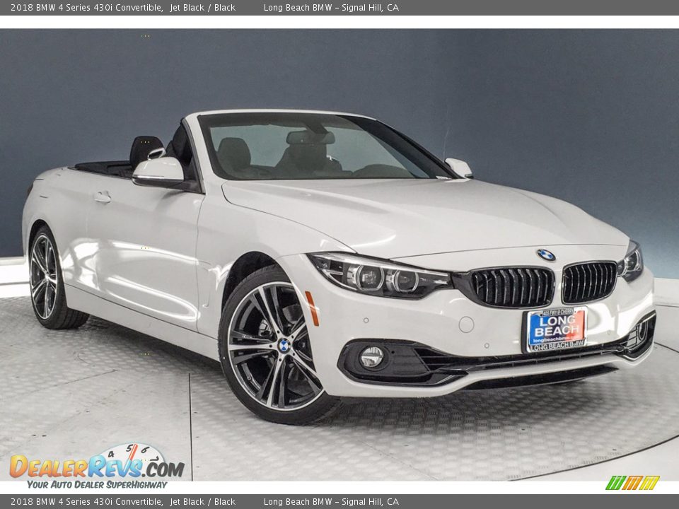 2018 BMW 4 Series 430i Convertible Jet Black / Black Photo #12