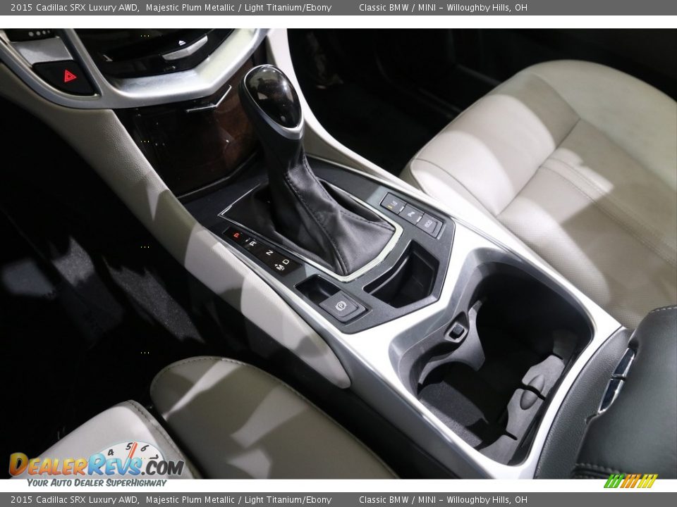 2015 Cadillac SRX Luxury AWD Majestic Plum Metallic / Light Titanium/Ebony Photo #15