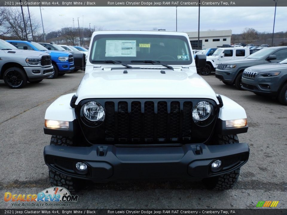 2021 Jeep Gladiator Willys 4x4 Bright White / Black Photo #2