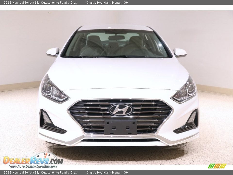 2018 Hyundai Sonata SE Quartz White Pearl / Gray Photo #2