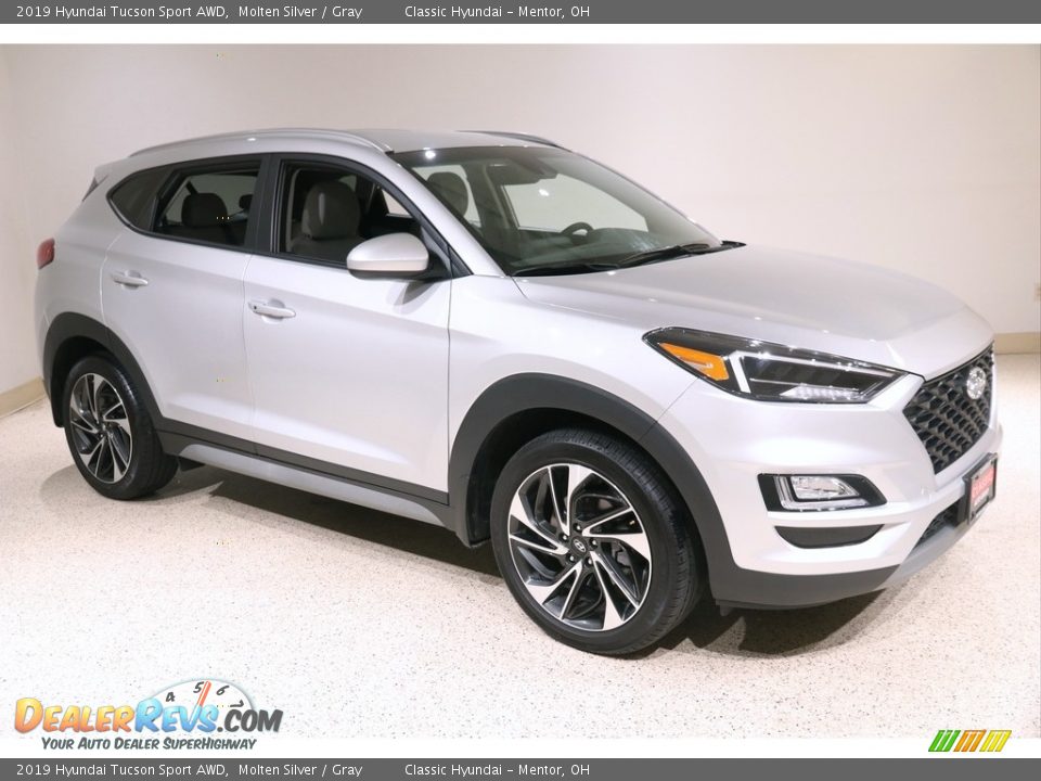 2019 Hyundai Tucson Sport AWD Molten Silver / Gray Photo #1