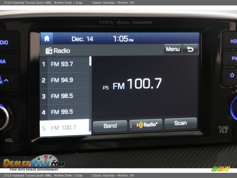 2019 Hyundai Tucson Sport AWD Molten Silver / Gray Photo #10