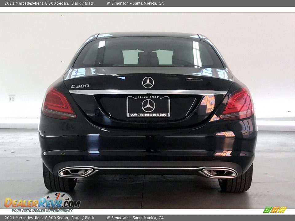 2021 Mercedes-Benz C 300 Sedan Black / Black Photo #3