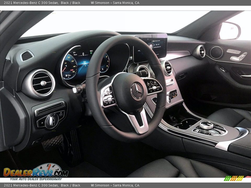 2021 Mercedes-Benz C 300 Sedan Black / Black Photo #4