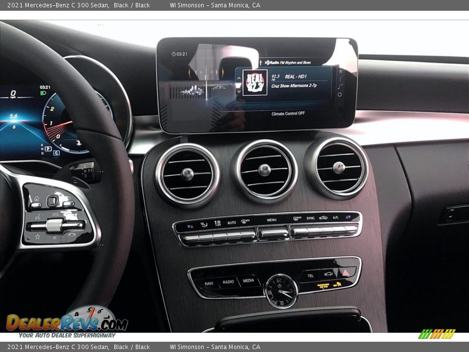 2021 Mercedes-Benz C 300 Sedan Black / Black Photo #6