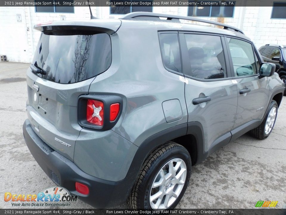 2021 Jeep Renegade Sport 4x4 Sting-Gray / Black Photo #5