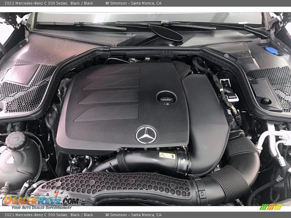 2021 Mercedes-Benz C 300 Sedan Black / Black Photo #8