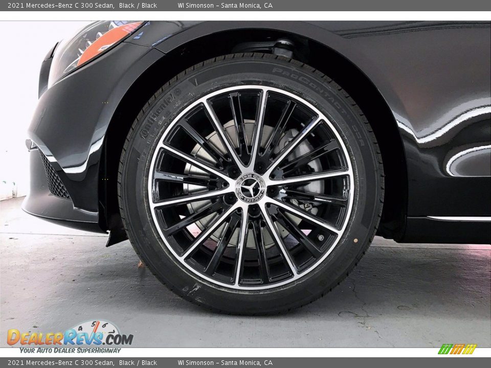 2021 Mercedes-Benz C 300 Sedan Black / Black Photo #9