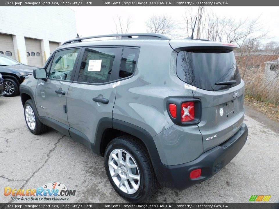 2021 Jeep Renegade Sport 4x4 Sting-Gray / Black Photo #8