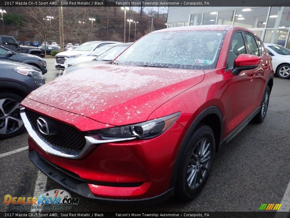 2017 Mazda CX-5 Sport AWD Soul Red Metallic / Black Photo #1