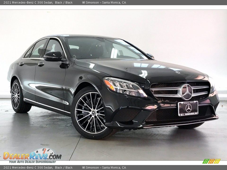 2021 Mercedes-Benz C 300 Sedan Black / Black Photo #12