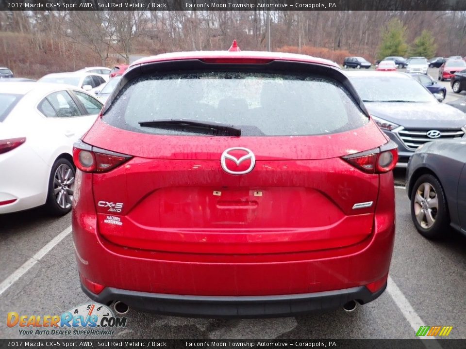 2017 Mazda CX-5 Sport AWD Soul Red Metallic / Black Photo #3