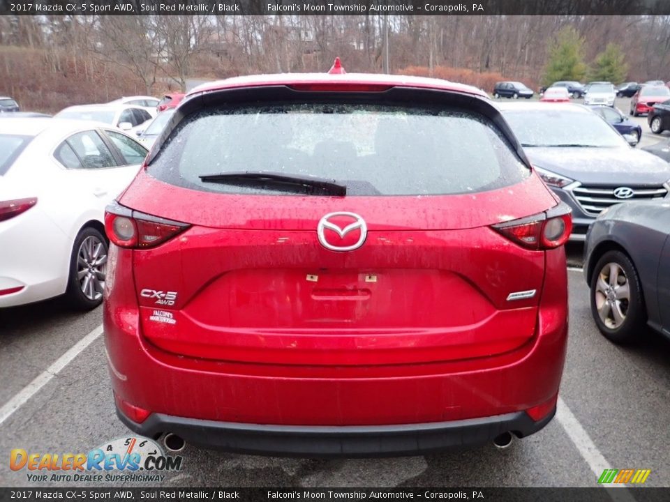 2017 Mazda CX-5 Sport AWD Soul Red Metallic / Black Photo #3