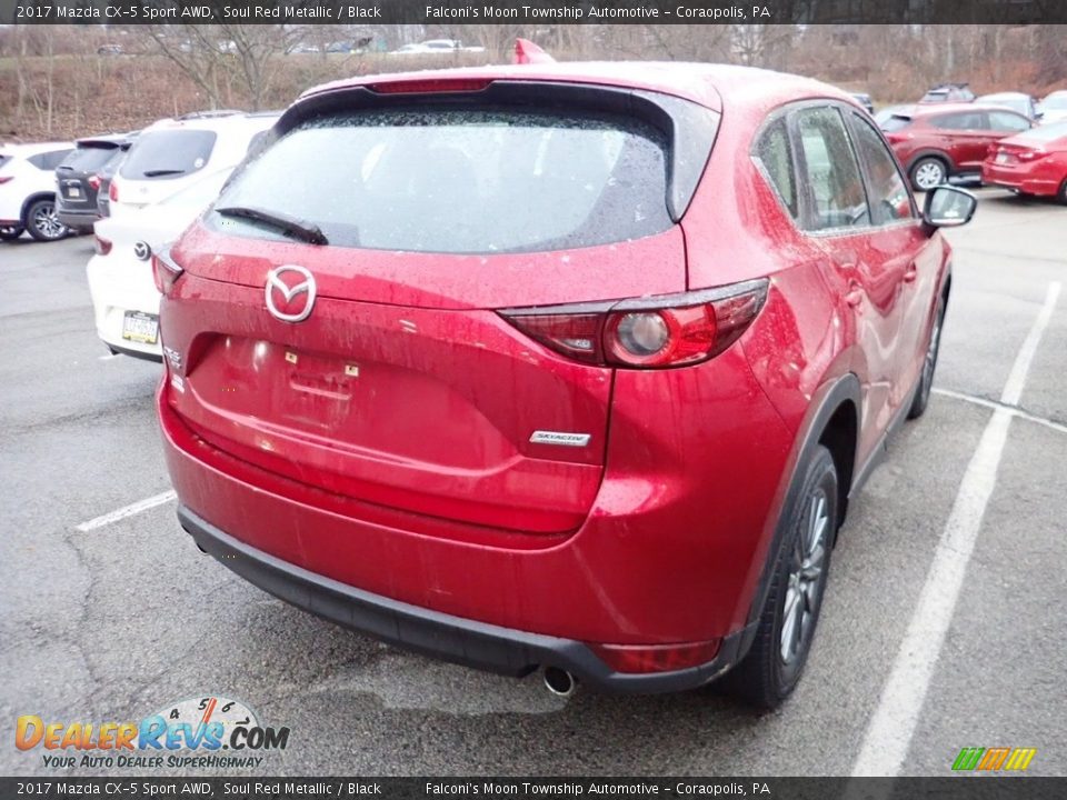 2017 Mazda CX-5 Sport AWD Soul Red Metallic / Black Photo #4