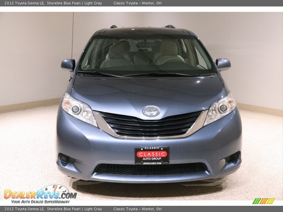 2013 Toyota Sienna LE Shoreline Blue Pearl / Light Gray Photo #2