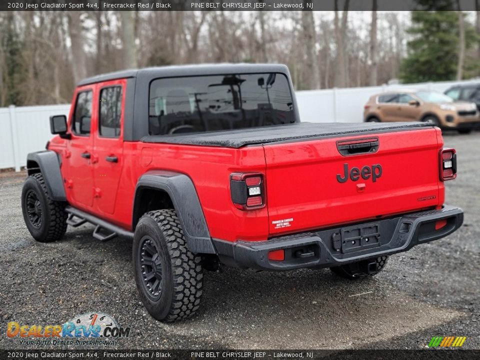 2020 Jeep Gladiator Sport 4x4 Firecracker Red / Black Photo #5