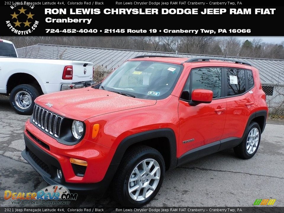 2021 Jeep Renegade Latitude 4x4 Colorado Red / Black Photo #1