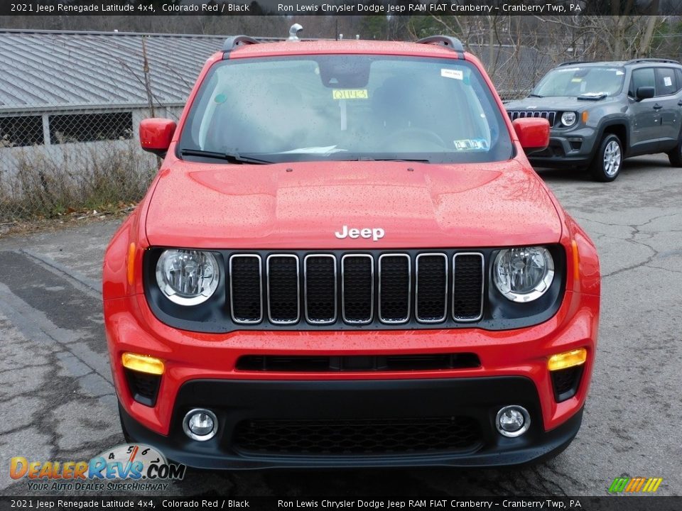 2021 Jeep Renegade Latitude 4x4 Colorado Red / Black Photo #2