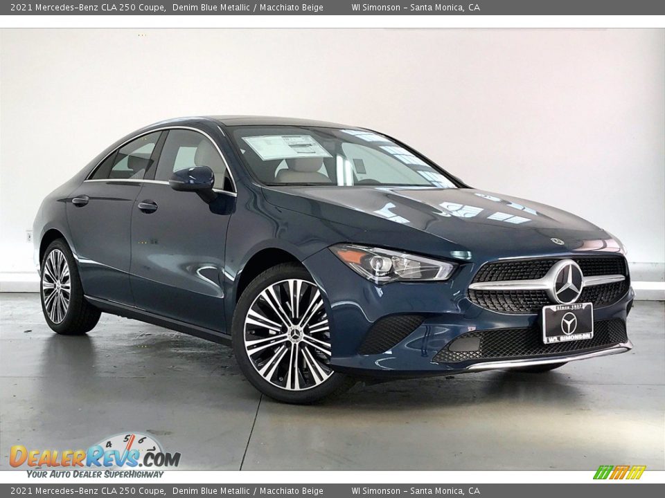 Front 3/4 View of 2021 Mercedes-Benz CLA 250 Coupe Photo #12