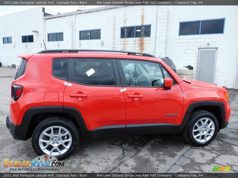2021 Jeep Renegade Latitude 4x4 Colorado Red / Black Photo #4