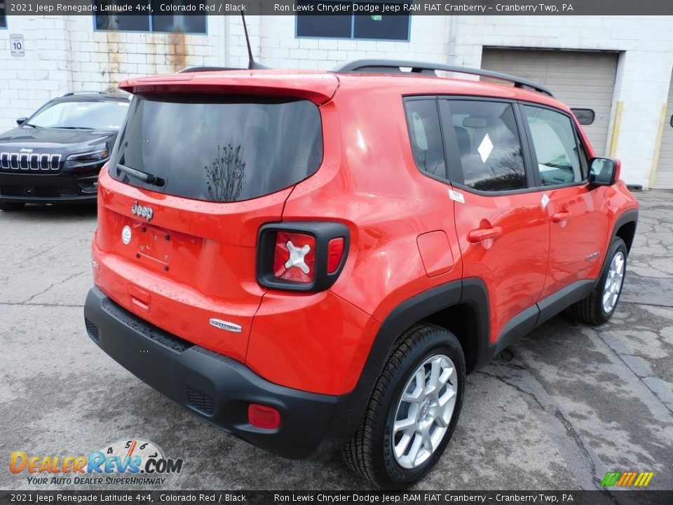 2021 Jeep Renegade Latitude 4x4 Colorado Red / Black Photo #5