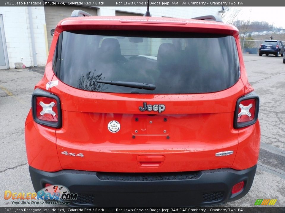 2021 Jeep Renegade Latitude 4x4 Colorado Red / Black Photo #6