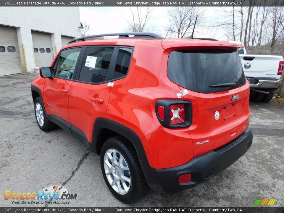 2021 Jeep Renegade Latitude 4x4 Colorado Red / Black Photo #8