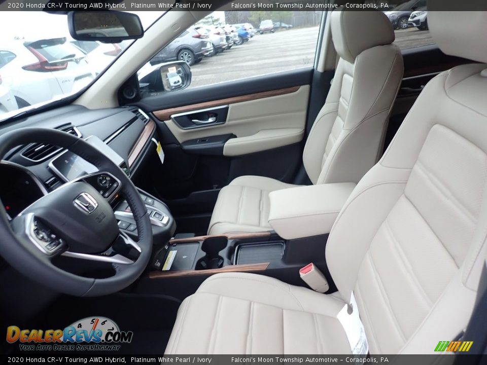 Front Seat of 2020 Honda CR-V Touring AWD Hybrid Photo #8