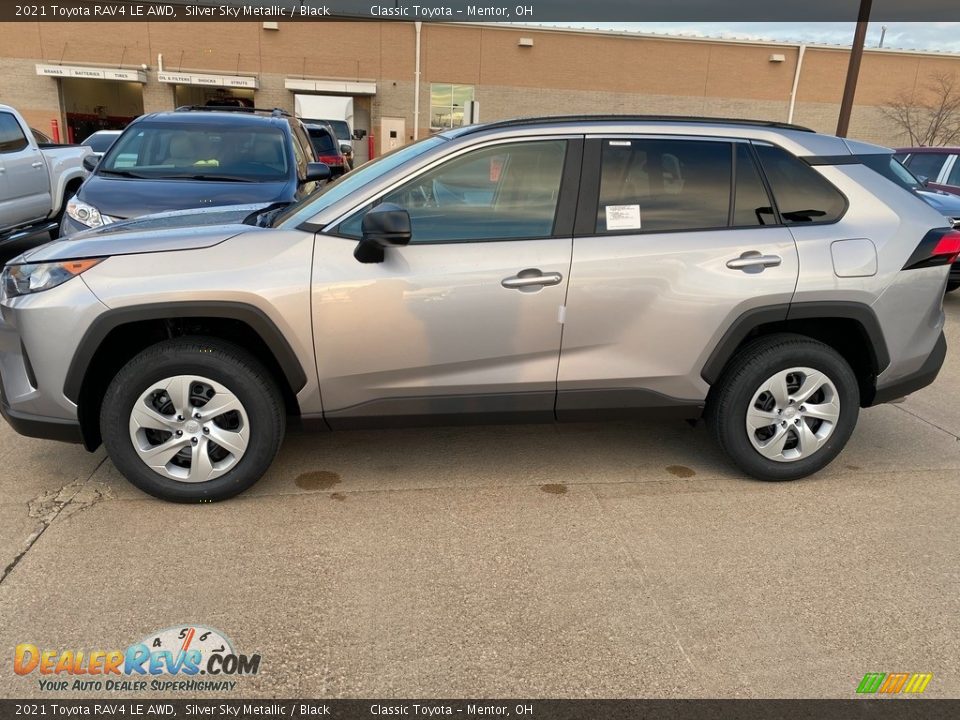 2021 Toyota RAV4 LE AWD Silver Sky Metallic / Black Photo #1