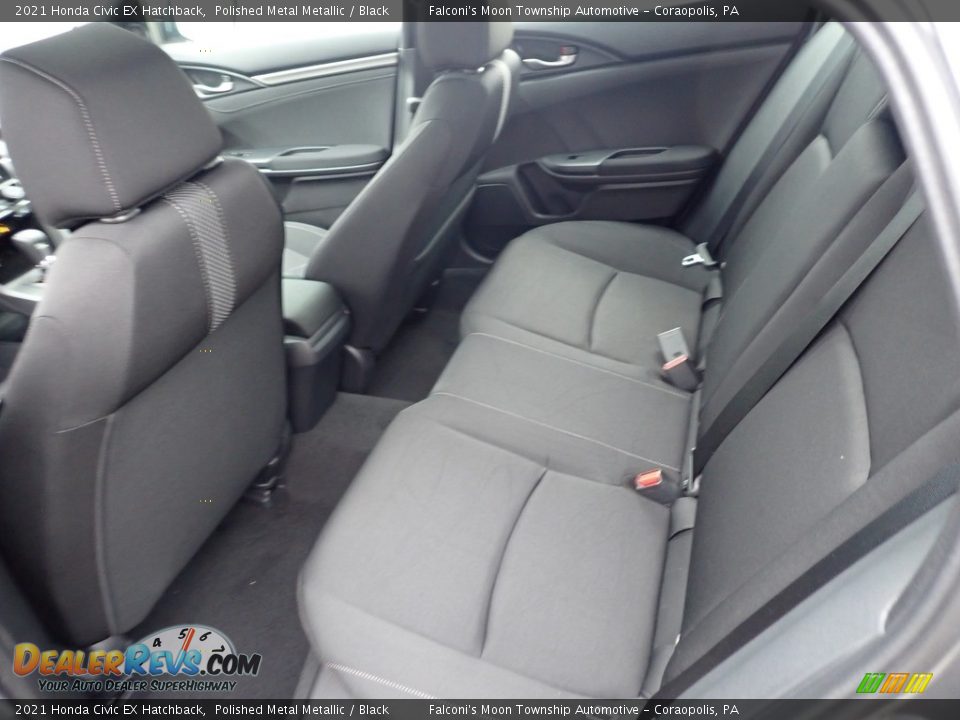 2021 Honda Civic EX Hatchback Polished Metal Metallic / Black Photo #9