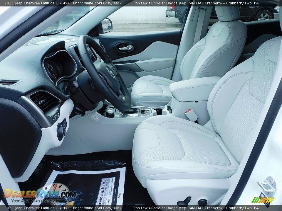 Front Seat of 2021 Jeep Cherokee Latitude Lux 4x4 Photo #11