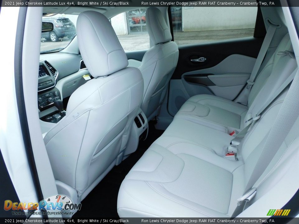 Rear Seat of 2021 Jeep Cherokee Latitude Lux 4x4 Photo #12