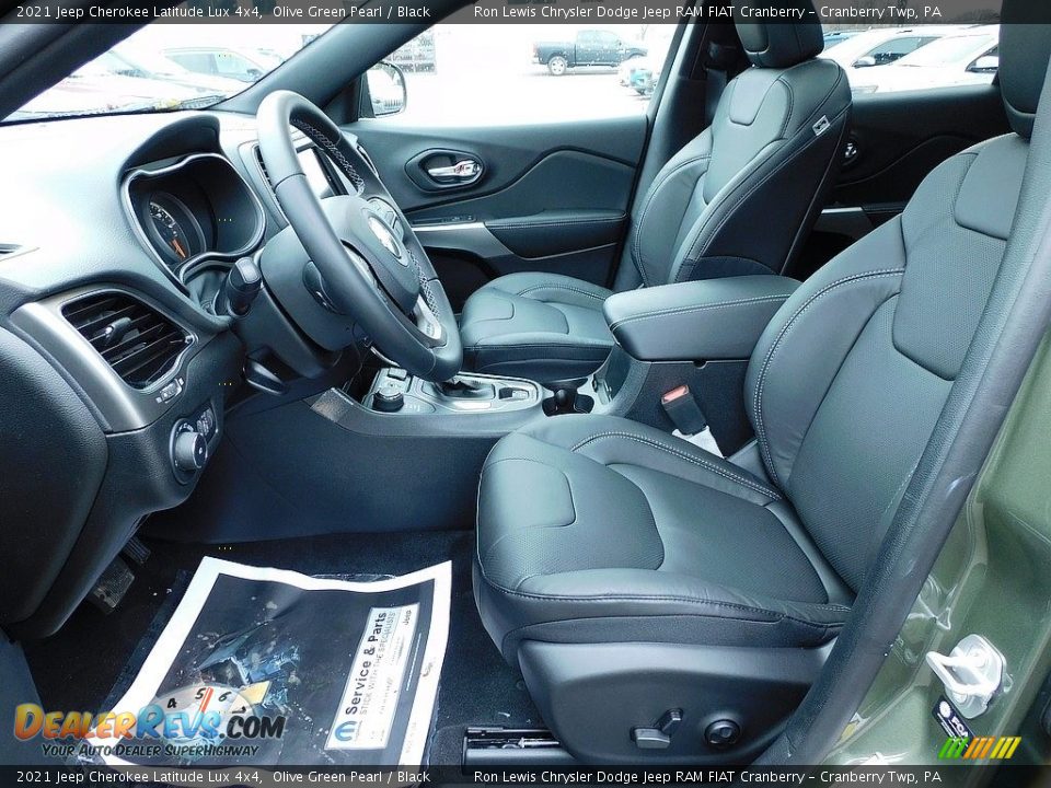 Front Seat of 2021 Jeep Cherokee Latitude Lux 4x4 Photo #11