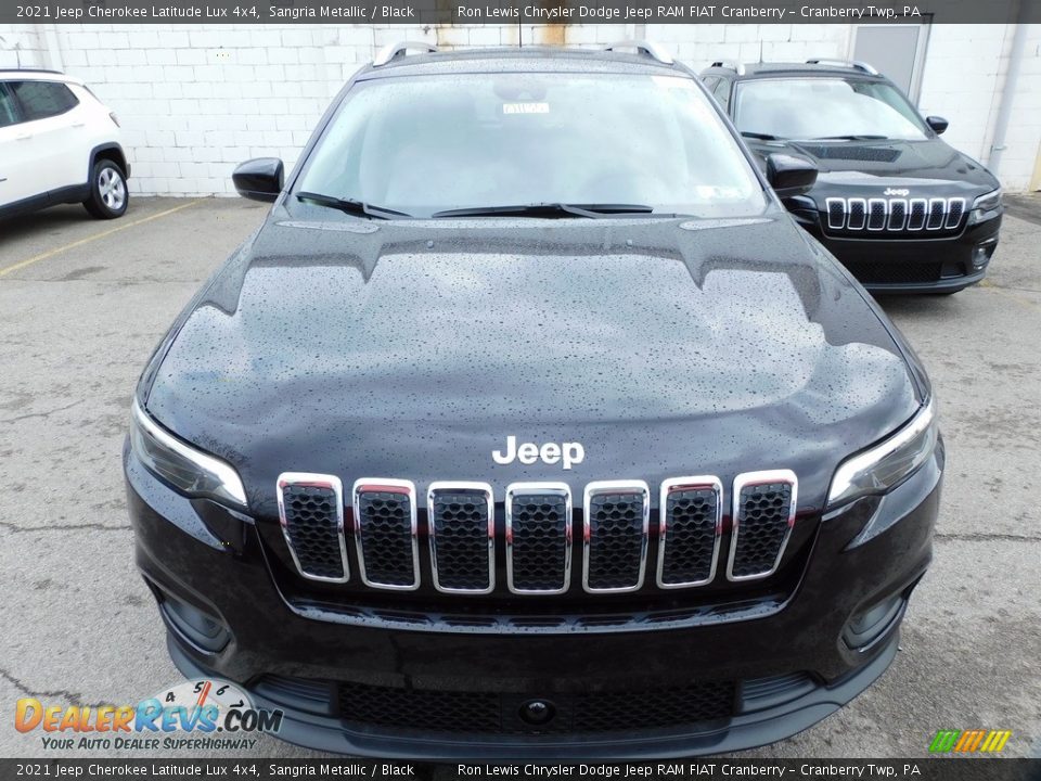 2021 Jeep Cherokee Latitude Lux 4x4 Sangria Metallic / Black Photo #2