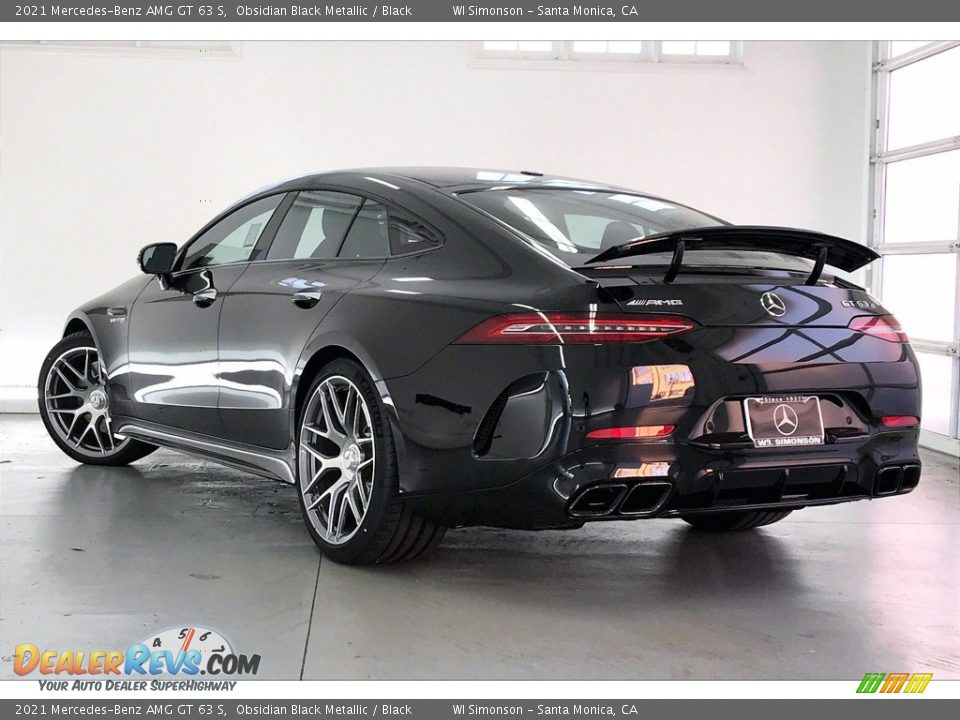 2021 Mercedes-Benz AMG GT 63 S Obsidian Black Metallic / Black Photo #2