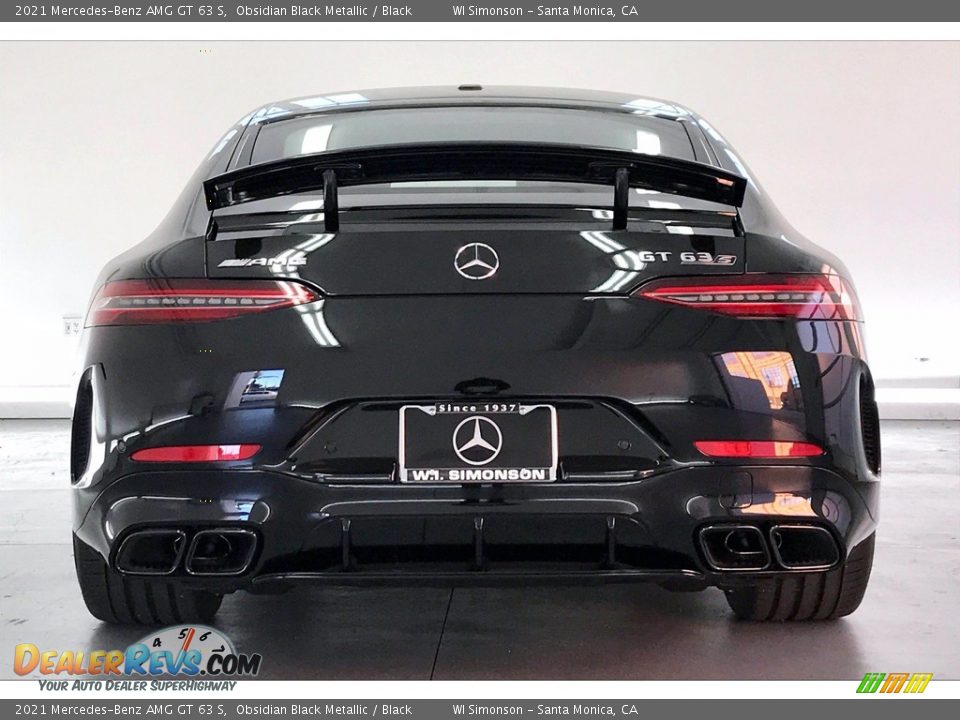2021 Mercedes-Benz AMG GT 63 S Obsidian Black Metallic / Black Photo #3