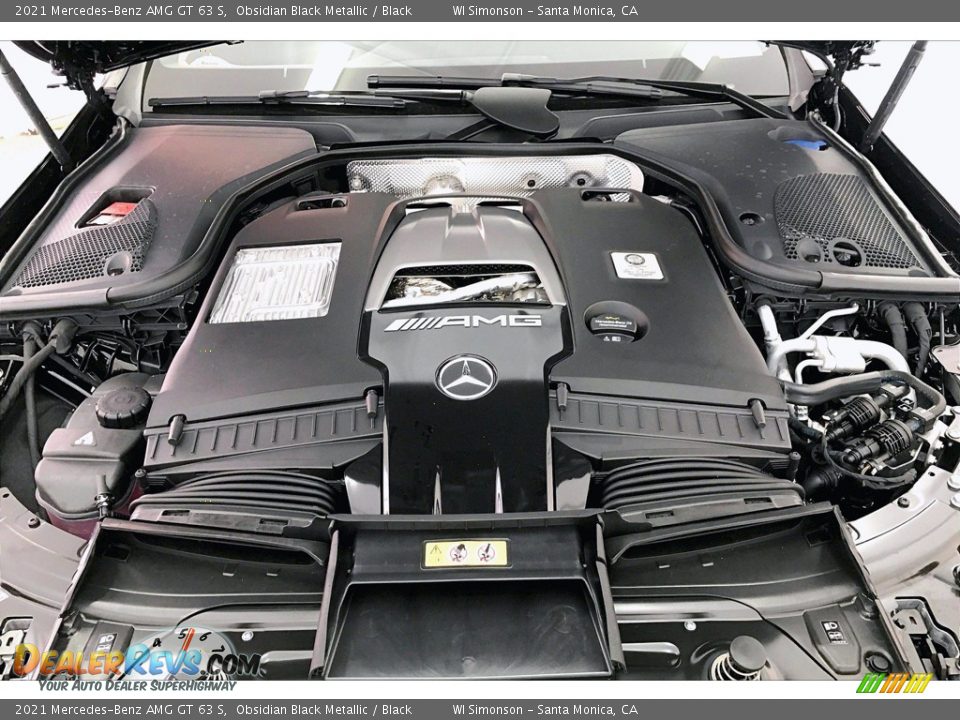 2021 Mercedes-Benz AMG GT 63 S 4.0 Liter Twin-Turbocharged DOHC 32-Valve VVT V8 Engine Photo #8