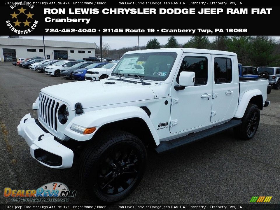 2021 Jeep Gladiator High Altitude 4x4 Bright White / Black Photo #1