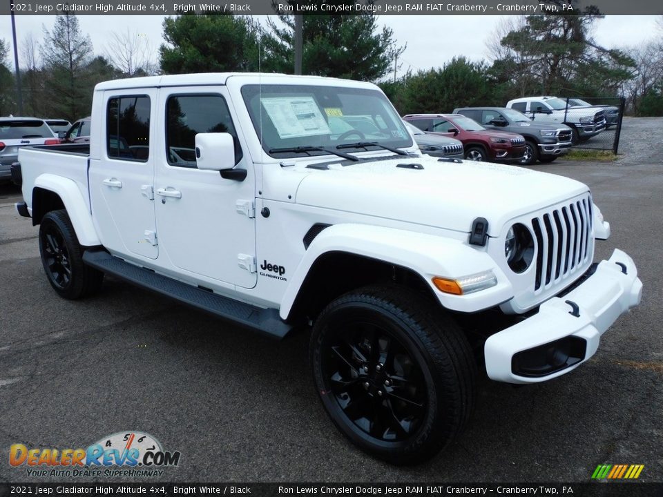 2021 Jeep Gladiator High Altitude 4x4 Bright White / Black Photo #3