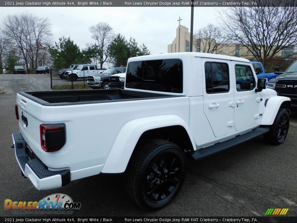 2021 Jeep Gladiator High Altitude 4x4 Bright White / Black Photo #5