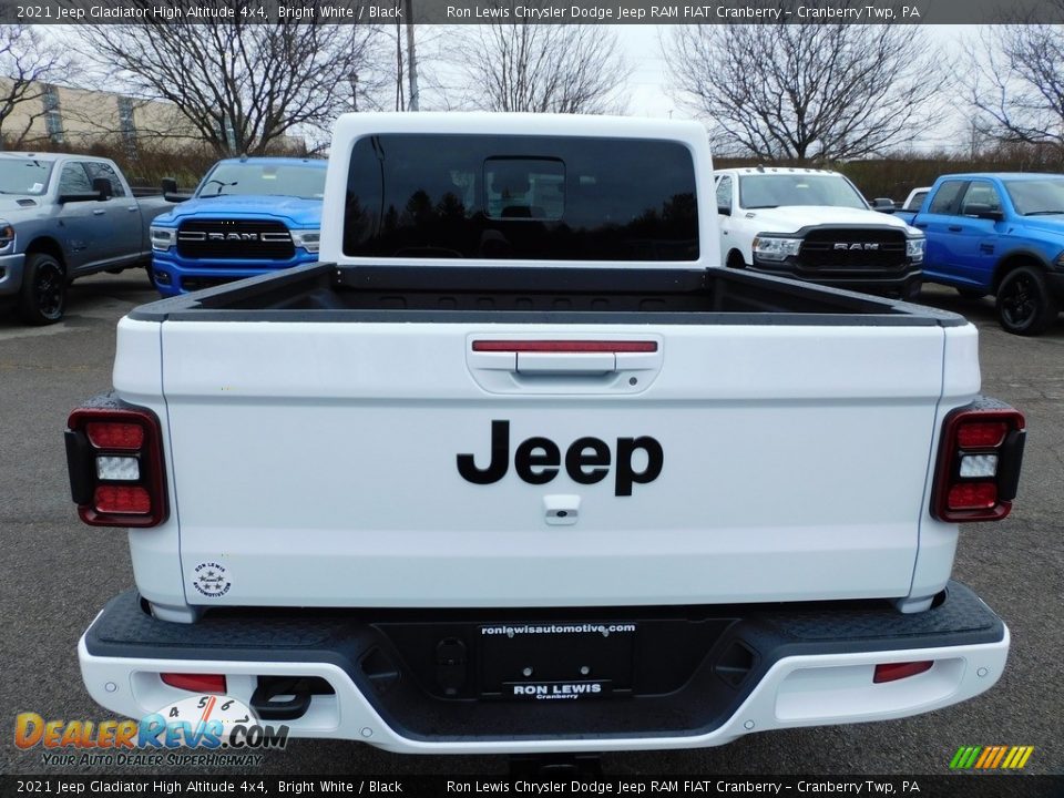 2021 Jeep Gladiator High Altitude 4x4 Bright White / Black Photo #6